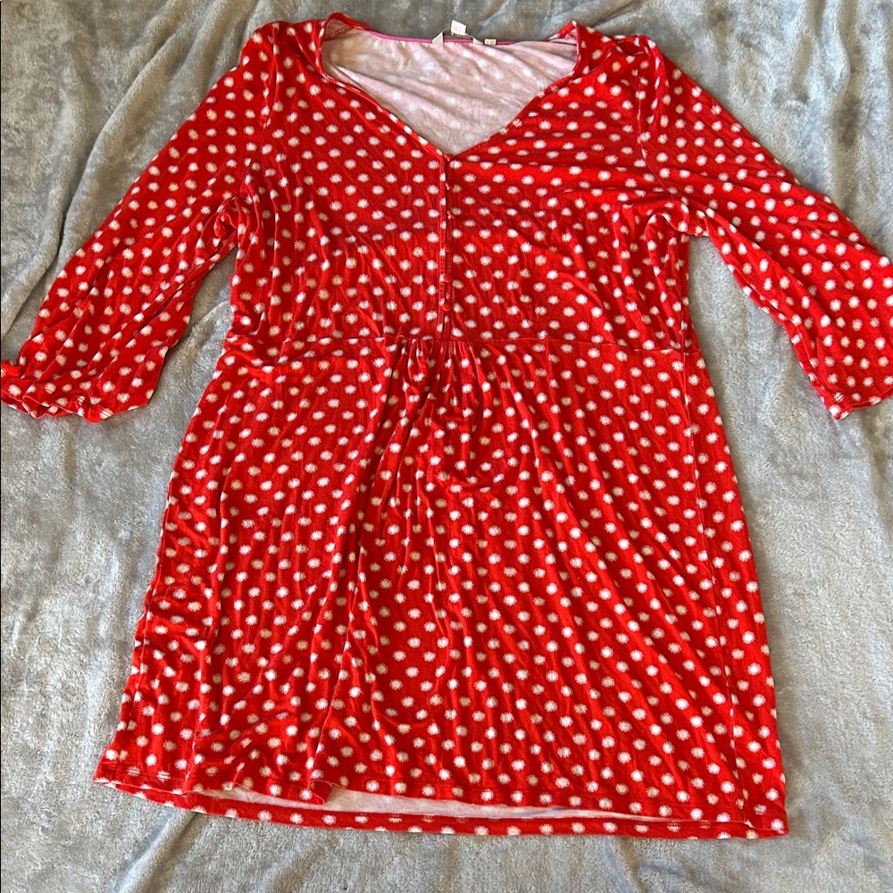 Boden mini dress with 3/4 sleeves